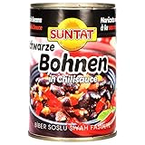 SUNTAT Schwarze Bohnen in Chilisauce, 400 g