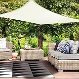 HAIKUS Sonnensegel Wasserdicht Rechteckig 2x3m Sonnenschutz Wasserabweisend Premium PES Polyester...