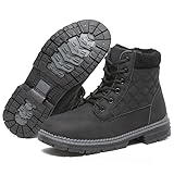 ziitop Winterschuhe Damen Schneestiefel Damen Kurzschaft Stiefel Wasserdicht Warm Gefüttert...