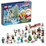 LEGO City 2023 Adventskalender 60381 Weihnachtsfeiertags-Countdown-Spielset, Geschenkidee zum...