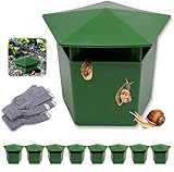 Schneckenfalle,8 Stück Schnecken Fallen für den Garten,Nacktschnecken Falle...