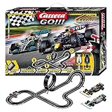 Carrera Go!!! Max Performance | Formel 1 Rennbahn-Set |Max Verstappen vs Louis Hamilton |2 Slotcars...