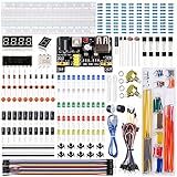 Miuzei Starter Kit Breadboard Set Kompatibel mit Arduino Einschließlich Stromversorgungsmodul...