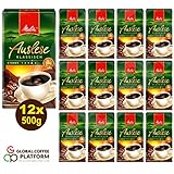 Melitta Auslese klassisch Filterkaffee 12x 500g (6000g) - Melitta Café gemahlen