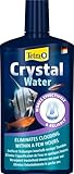 Tetra CrystalWater - Wasserklärer gegen Trübungen für kristallklares Wasser im Aquarium, bindet...
