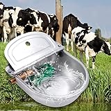 MOGOULUA Automatische Tränkebecken mit Kupfer Schwimmerventil Große Kapazität Edelstahl...