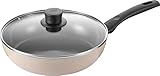 BALLARINI Ledro Schmorpfanne mit Deckel, 28 cm, Aluminium, Induktionsgeeignet,...