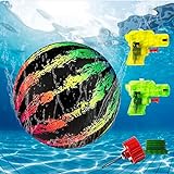 BARVERE Wassermelonenball, Unterwasser-Poolspielzeuge Set mit Schlauchadapter und...