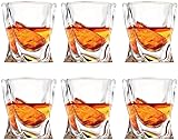 Smaier Twist Whiskyglas, spülmaschinenfest, Weingeschenke, bleifreies Kristallglas, Whiskygläser,...