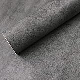 Hode Klebefolie Möbel Grau 40x300cm Möbelfolie Betonoptik Selbstklebende Folie für Möbel Küche...