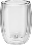 ZWILLING Sorrento Doppelwandige Kaffee-Gläser, 2x200 ml, Borosilikatglas, Thermogläser,...