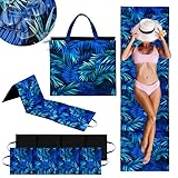 Faltbare Strandmatte 180x50 cm - Wasserabweisend, Komfortable Polsterung - Leicht & Platzsparend -...