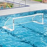 FORZA Faltbares, schwimmendes Wasserballtor | Professionelles Aluminiumtor – Robuster Rahmen &...