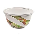 Snips | Salatschüssel mit Deckel | Salatschüssel Kunstoff 5 L | Servierschüssel für Salat | 27 x...