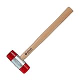 Dönges Rückschlagfreier Schonhammer mit lackiertem Eschenstiel | Ø 40 mm | 567 g leicht |...