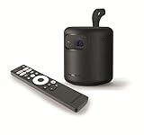 Thomson Vega PG35B Intelligenter Tragbarer Projektor mit Google TV, Integriertem Akku, WLAN,...
