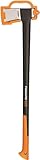 Fiskars Spaltaxt, Inklusive Klingen-/Transportschutz, Länge: 96 cm, Antihaftbeschichtet,...