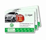 SIGEL T1179 Fahrtenbücher für PKW, 3er Set (3xFA614: A6 quer, 80 Seiten) - für Deutschland und...